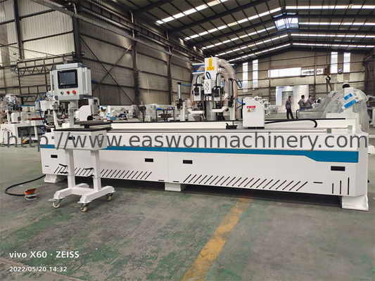 آلة حفر فتحات الحاجز والمفصلات من نوع CNC لصناعة الأبواب