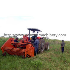 تعمل D300-400mm 2.1km / H آلة حصاد الكسافا صف مزدوج