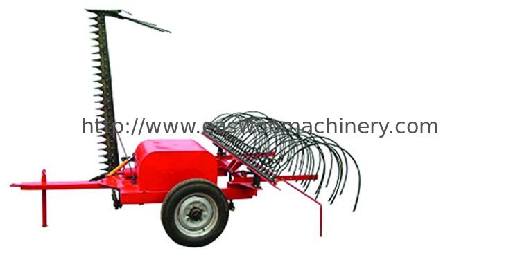 قطع W1.4m الآلات الزراعية على نطاق صغير Raking W1.4m آلة قطع العشب الزراعي